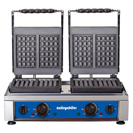 ÖZTİRYAKİLER - Öztiryakiler WKM 25 02 İkili Kare Waffle Makinesi