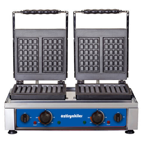 Öztiryakiler WKM 25 02 İkili Kare Waffle Makinesi