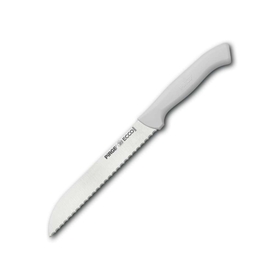 Pirge - Pirge Ecco Ekmek Bıçağı Pro, 17,5 cm, 38024, Beyaz Sap