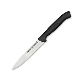 PİRGE - Pirge Ecco Sebze Bıçağı, Dişli, 12 cm, 38049, Siyah Sap