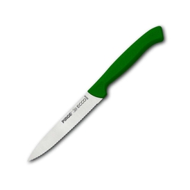 PİRGE - Pirge Ecco Sebze Bıçağı, Dişli, 12 cm, 38049, Yeşil Sap