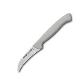 PİRGE - Pirge Ecco Sebze Bıçağı, Kıvrık, 7,5 cm, 38044, Beyaz Sap