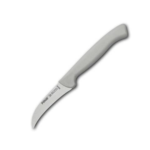 Pirge Ecco Sebze Bıçağı, Kıvrık, 7,5 cm, 38044, Beyaz Sap
