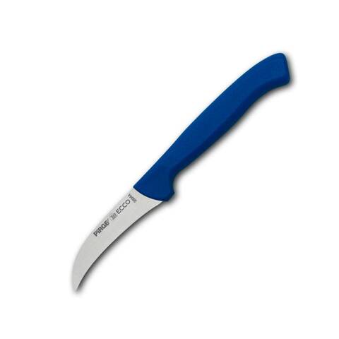 Pirge Ecco Sebze Bıçağı, Kıvrık, 7,5 cm, 38044, Mavi Sap