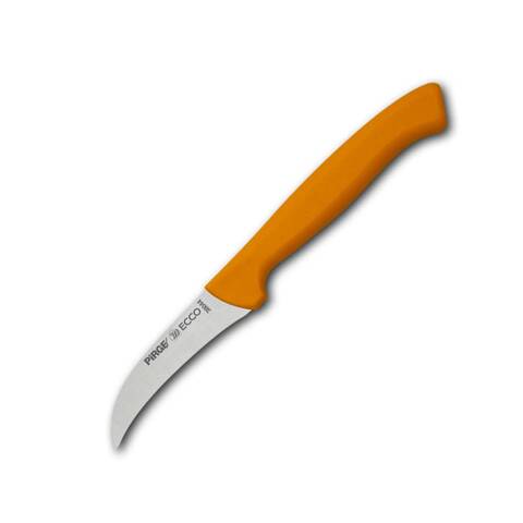 Pirge Ecco Sebze Bıçağı, Kıvrık, 7,5 cm, 38044, Sarı Sap