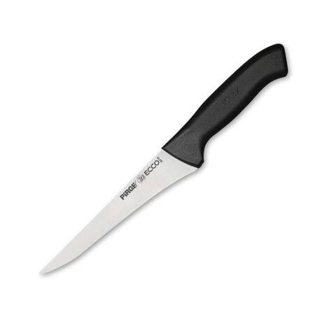 Pirge Ecco Sıyırma Bıçağı, 16,5 cm, 38119, Siyah Sap