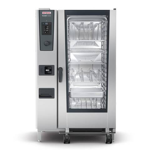 Rational Icombi Classic Kombi Fırın, Buharlı, 20x2/1 Tepsi, Elektrikli, 400V, Dijital Panel