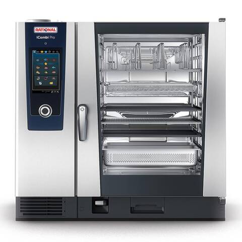 Rational Icombi Pro Kombi Fırın, Buharlı, 10x2/1 Tepsi, Elektrikli, 400V