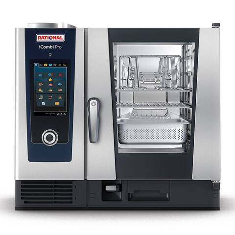 Rational Icombi Pro Kombi Fırın, Buharlı, 6x1/1 Tepsi, Elektrikli, 400V