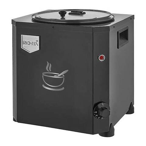 Remta CB18 Jumbo Çorba Isıtıcısı, 9 L, Siyah
