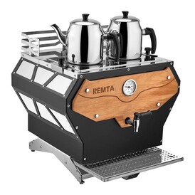 REMTA - Remta DE22 Pro Serisi 2 Demlikli Jumbo Çay Makinesi, 19 L