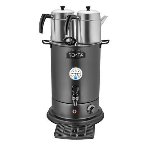 Remta EL11 Elite 2 Demlikli Çay Makinesi, 20 L, Elektrikli, Siyah