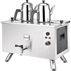 Remta EP02(L) 2 Demlikli Çift Cidarlı Çay Ocağı, 20 L, Elektrikli - Thumbnail