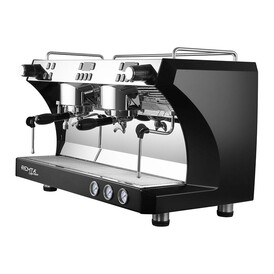 REMTA - Remta Coffee Master Otomatik Espresso Makinesi, 2 Gruplu, Siyah