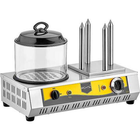 Remta Hot Dog Pişirme Makinesi, 4 Kazıklı, Elektrikli
