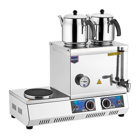 REMTA - Remta K31 30 Model Çift Demlikli Çay Ocağı, 23 L, Elektrikli