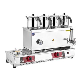 REMTA - Remta N14E 85 Model 4 Demlikli Çay Ocağı, 43 L, Gazlı+Elektrikli