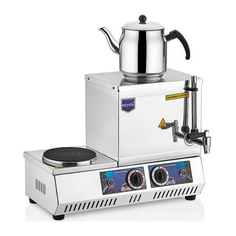 Remta K30 15 Model Tek Demlikli Ocaklı Çay Ocağı, 13 L, Elektrikli