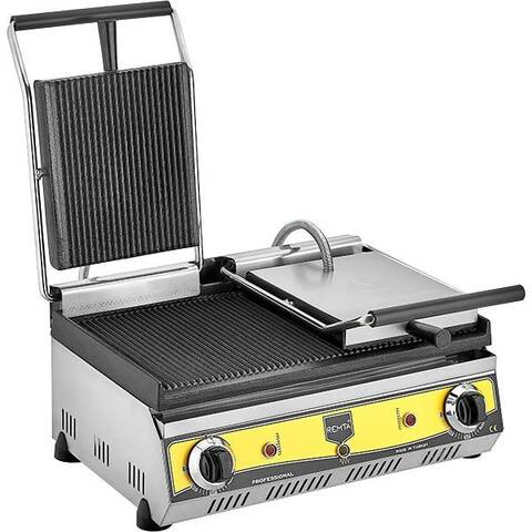 Remta R80 2 Kapaklı Oluklu Tost Makinesi, Elektrikli