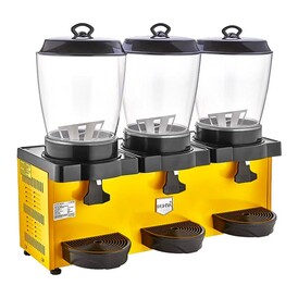 REMTA - Remta ST38 Royal Mini Üçlü Şerbet ve Ayran Soğutucu 11+11+11 L, Sarı