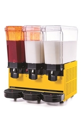 SAMIXIR - Samixir Klasik Triple Soğuk İçecek Dispenseri, 20+20+20 L, Fıskiyeli-Karıştırıcılı-Karıştırıcılı, Sarı
