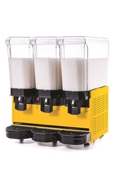 SAMIXIR - Samixir Klasik Triple Soğuk İçecek Dispenseri, 20+20+20 L, Karıştırıcılı, Sarı