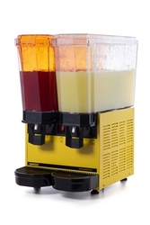 SAMIXIR - Samixir Klasik Twin Soğuk İçecek Dispenseri, 20+20 L, Fıskiyeli, Sarı