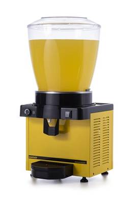 Samixir M22 Panoramik Soğuk İçecek Dispenseri, 22 L, Karıştırıcılı, Sarı