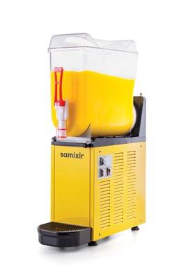 Samixir Slush Mono Granita Meyve Suyu Dispenseri, 12 L, Sarı