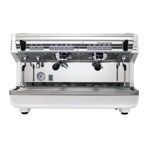 Tecnocoffee by Nuova Simonelli Appia II Tam Otomatik Espresso Makinesi, 2 Gruplu, Beyaz