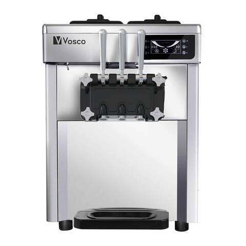 Vosco VD-520S-PRO Üç Kollu Set Üstü Dondurma Makinesi, 11 L
