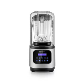 VOSCO - Vosco VHS-213C Pro Gürültü Önleyici Kapaklı Dijital Bar Blender, 2 L, 1600W, Gri